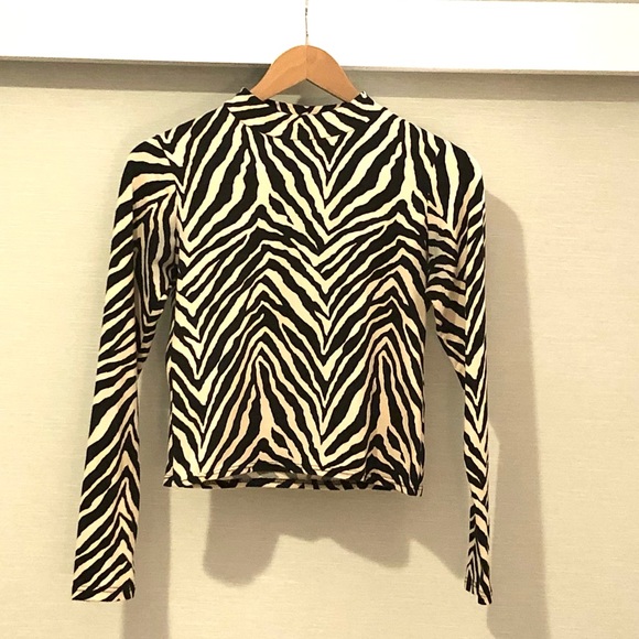Olivia Rae Zebra Print Shirt - Picture 1 of 4